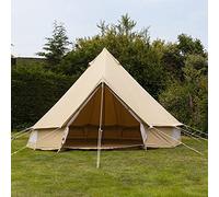 Tente à Cloche en Toile de 3m / 4m en Coton avec 4 fenêtres de la Tente de yourte Indienne