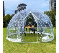 Tente à dôme à Bulles Transparente, Tente à Bulles, Tente de Camping, avec Couverture en TPU, dôme Transparent extérieur de Jardin, dôme géodésique d'abri, pour arrière-Cour