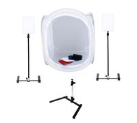 Tente à Lumière 60x60x60cm BRESSER BR-2820L pour Photographie du Produit avec Éclairage LED