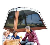 Tente à Mailles | Auvent Portable Résistant Aux UV Avec Moustiquaire | Tente Filet Pour Usage En Extérieur - Pour Les Vacances En Famille, Le Jardin, La Randonnée, Les Road Trips Et La Plage