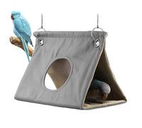 Tente à oiseaux - Cabane douillette - Maison chaude avec crochets, nid d'oiseau confortable avec crochets, hamac respirant pour oiseaux - Cachette pour oiseaux gris africain, Conure, Pentecôte