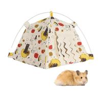 Tente-abri pour Hamster, Cachette pour Cochon d'Inde, Tente de Couchage Semi-fermée pour Petits Animaux Toutes Saisons, Abri pour Cochon d'Inde, Lapin Nain, Chinchilla, Hérisson, Rat, Écureuil