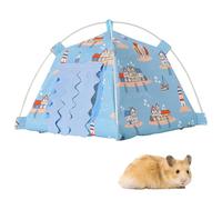 Tente-abri pour Hamster, Cachette pour Cochon d'Inde, Tente de Couchage Semi-fermée pour Petits Animaux Toutes Saisons, Abri pour Cochon d'Inde, Lapin Nain, Chinchilla, Hérisson, Rat, Écureuil