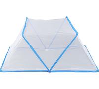 Tente anti-moustiques Tente pliante portable Chambre d'été de ventilation pour bébé enfant étudiant Bleu