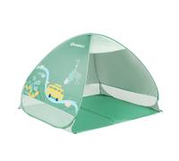 Badabulle Tente Anti-UV Bébé, Grande Tente de Plage, Haute Protection Solaire FPS 50+, Système Pop-Up, Vert