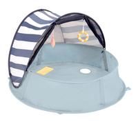 Babymoov Aire de jeux 3-en-1 Aquani Marinière - Piscine & lit, Anti-UV FPS50+, 2 jeux + moustiquaire