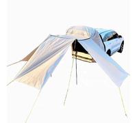 Tente Arrière Voiture SUV Voiture Tente Hayon Compatible avec pour Mitsubishi Eclipse Cross 2017-2025 Auvent Voiture Camping Imperméable Coupe-Vent,C-Three Side Extension-Beige