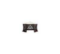 Tente Auvent Abri Pare-Soleil Camping Gazebo Pop-up 6 Côtés 3,66 x 3,66 m