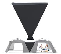 Tente avec Auvent pour Le Camping,Imperméable Et Robuste,Tente De Plage Facile - pour Fêtes Extérieures Mariages Événements Plage BBQ Arrière Cour Terrasse Jardin Store Événements