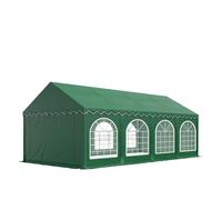 TOOLPORT PRO 4x8 m tente de réception, PVC 750, H. 2 m, vert foncé - (7202)