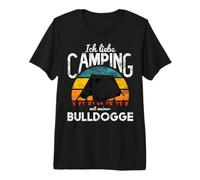Tente Bouledogue pour Camping, Camping-Car, Caravane T-Shirt Haut de Gamme