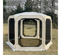 Tente Bulle Pliable de 3 x 3 x 2 m, abri de Jardin Type Igloo, Tente de Camping imperméable, tonnelle Tout Temps pour Le Sport, Le Camping et la pêche