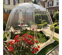 Tente-Bulle Pop-up, abri de Camping Transparent, Portes enroulables