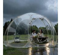 Tente-Bulle Pop-up, abri de Camping Transparent, Portes enroulables