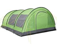 CampFeuer Tente Tunnel pour 6 Personnes Relax6 | Tente Tunnel Variable avec Cabine de Couchage séparable et 5.000 mm de Colonne d'eau | Tente de Groupe | Tente de Camping (Gris - Vert)