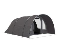Tente Camping 6 Places - Tente Tunnel Familiale - Imperméabilité 5000mm - Dim. 4,6 X 3,2 X 1,9 M - Sac Inclus - Gris
