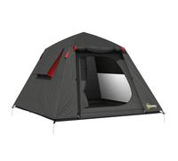 Tente camping dôme - Outsunny - 2 personnes 3-4 saisons imperméable 3000mm montage facile - polyester - 210x210x150cm - gris foncé