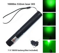 Tente camping,Laser de vue vert puissant 10000m 532nm, 301 303 pointeur, mise au point réglable avec stylo - 1pcs[F35139]
