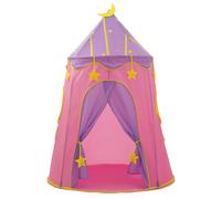 Tente château de princesse pliable pour enfants, maisonnette de jeu pour stimuler l'imagination, facile à installer, portable et résistante