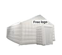 Tente cube gonflable avec lumières disco et souffleur pour fêtes et rassemblements