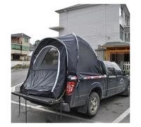 Tente de Benne de Pick-up 3-4 Personnes, imperméable, Double paroi, for Camping en extérieur, en Tissu Oxford 210D Enduit Argent, Hauteur 210 cm(Black1)