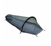 Tente de bivouac légère toutes saisons compacte pour une personne avec support en aluminium haute résistance et installation facile (tissu spécial noir)