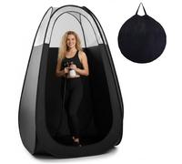 Tente de Bronzage par pulvérisation, Tente de Bronzage Pop-up Portable, Cabine d'intimité instantanée avec Sac Transport pour Douche et Change en Plein air, 47 x 47 x 75 Pouces