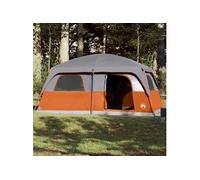 Tente de cabine familiale 10 personnes gris orange imperméable