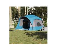 Tente de cabine familiale 6 personnes gris orange imperméable tente vidaXL