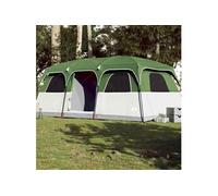 Tente de cabine familiale 9 personnes vert imperméable
