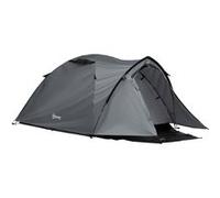 Outsunny - Tente camping - Polyester - 325x183x130cm - Gris