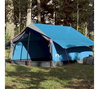 vidaXL Tente de camping 2 personnes bleu 193x122x96 cm taffetas 185T 94360