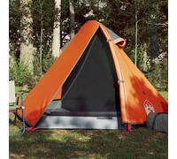 Tente de Camping 2 Personnes Auvent Abri Randonnée Bleu Imperméable vidaXL