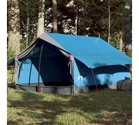 vidaXL Tente de camping 2 personnes bleu 193x122x96 cm taffetas 185T 94360