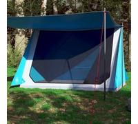 Tente de camping 2 personnes gris et orange imperméable tente vidaXL