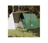 Tente de camping 3 personnes vert imperméable Noir