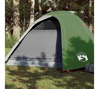 Tente de camping - vidaXL - 4 personnes - Imperméable - Vert - Léger et portable