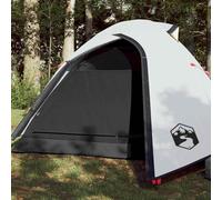 Tente de Camping 4 Personnes Auvent Abri Randonnée Bleu Imperméable vidaXL