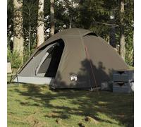 Tente de Camping 4 Personnes Auvent Abri Randonnée Bleu Imperméable vidaXL