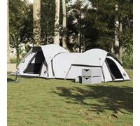 vidaXL Tente de camping 5 personnes blanc tissu occultant imperméable, tente, abri de camping, abri de jardin, tente de 4009590