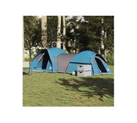 vidaXL Tente de camping 5 personnes bleu imperméable, tente, abri de camping, abri de jardin, tente de jardin, abri 4009588