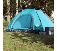 Tente de camping 5 personnes vert libération rapide tente vidaXL