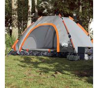 Tente de camping 5 personnes vert libération rapide tente vidaXL