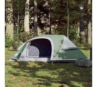 Tente de Camping à Dôme 1 Personne Auvent Ombrage Orange Imperméable vidaXL