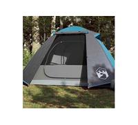 Tente de camping à dôme 2 personne bleu imperméable