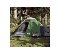 vidaXL Tente de camping à dôme 2 personnes vert imperméable 94765