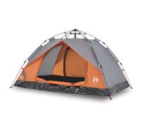 Tente de Camping à Dôme 2 Personnes Bleu Libération Rapide