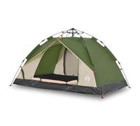Tente de Camping à Dôme 2 Personnes Bleu Libération Rapide