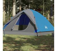 Tente de Camping à Dôme 3 Personnes Auvent Abri Orange Imperméable vidaXL