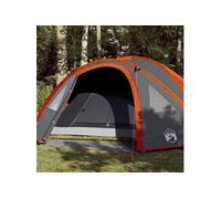 vidaXL Tente de camping à dôme 94351 – 4 personnes, auvent avec parois latérales & sac de transport